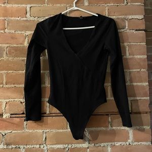 Balletcore V-Neck Bodysuit